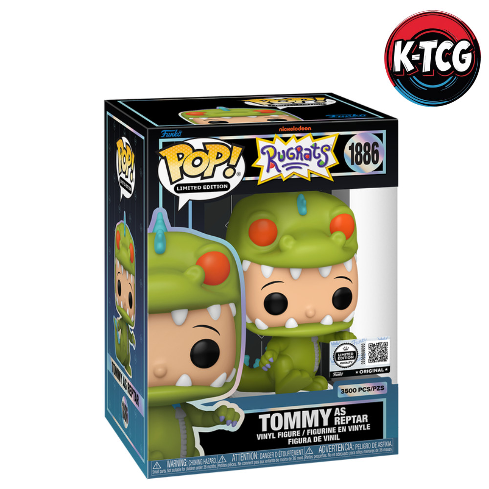 Funko Pop Tommy as Reptar 1886 Rugrats figurine rare limitée