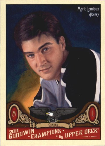Mario Lemieux #130 — 2011 Goodwin Champions baseball card