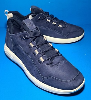 ECCO Soft 7 Runner Men's Navy Blue Suede Sneakers Size 10-10.5 US  