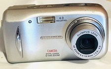 Olympus Camedia D-545 Zoom Digital Camera 4.0 MP Tested Works No Card