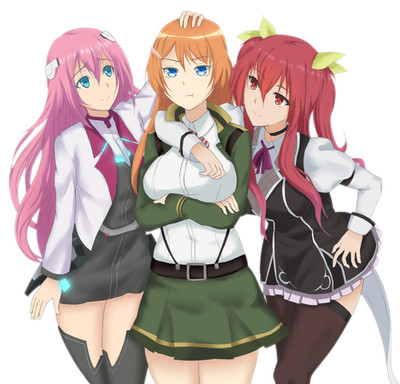 Ouka Ootori Julis Alexia Von Riessfelt Gakusen Anime Poster 11x17in Wall Art