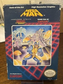 Mega Man Original Nintendo Entertainment System NES Complete In Box Capcom