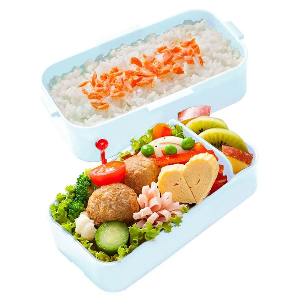 Skater Bento Box 2 Tiers 600ml Dome Lid Disney Alice in Wonderland Young Oyster