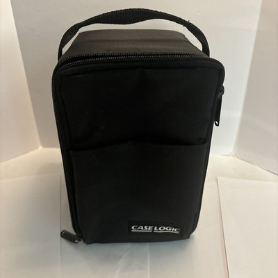 Case Logic 15 CD Compact Disc Storage Portable Padded Carry Strap Great cond