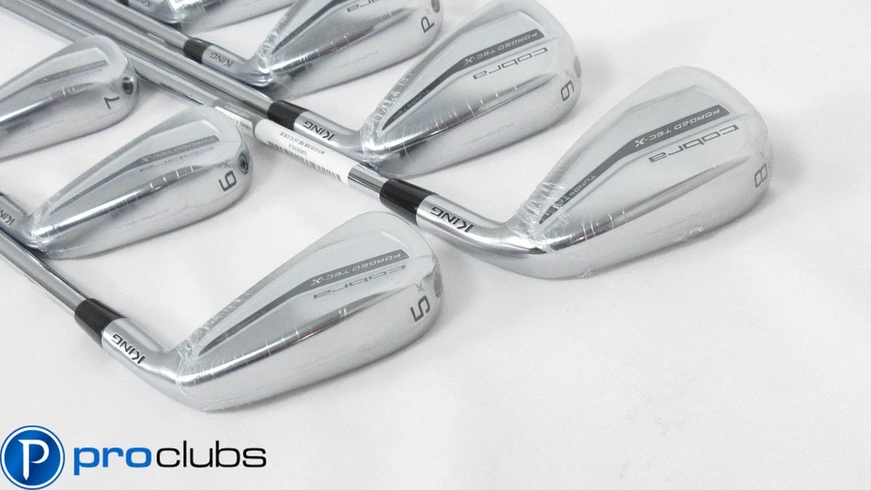 NEW COBRA '2022 KING FORGED TEC X IRONS 5-PW,GW STEEL KBS TOUR LITE STIFF 413414 - Image 2 of 4