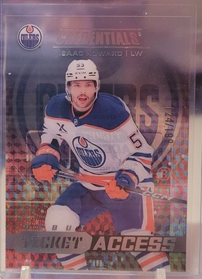 2024-25 Upper Deck Credentials - Acetate Debut Ticket Access Artyom Levshunov...