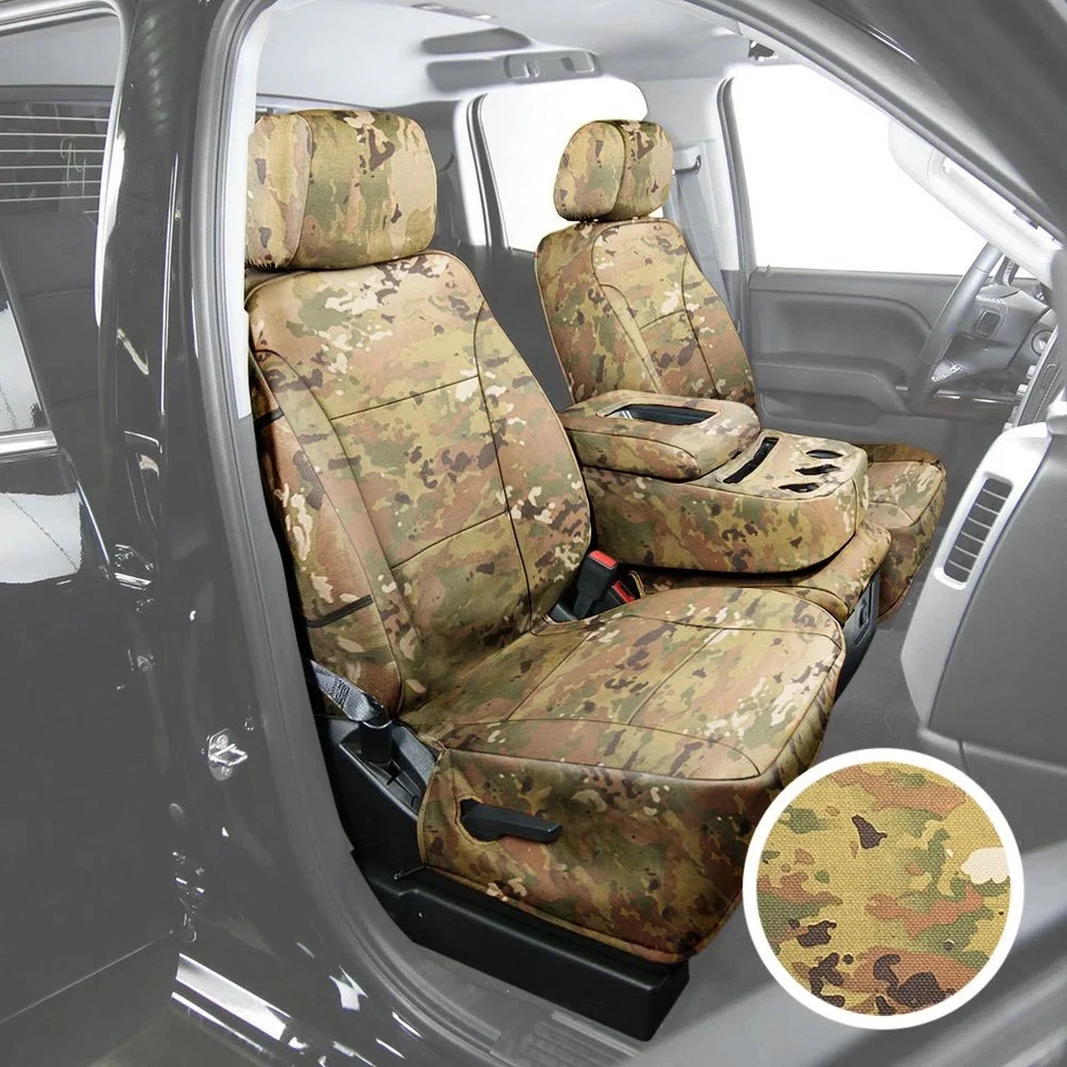 For Chevy R2500 Suburban 89-91 Cordura 2nd Row / 3rd Row OCP Camo Custom Seat Foto 2 de 4