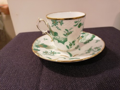 RICHARD GINORI, Tazzina da caffè con piattino vecchio Ginori Oro di Doccia Giada - Picture 2 of 4