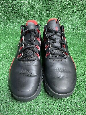 Nike Golf Tiger Woods TW14 Black Red Golf Shoes Cleats Nike Golf Tiger Woods TW14 Black Red Golf Shoes Cleats