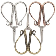 JubileeYarn Craft Embroidery Scissors w/ Decorative Chinese Style Cast Handles