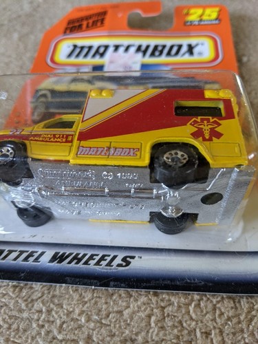 Ford Ambulance to the Rescue Series Matchbox 1997 #25/75 envío gratuito a Estados Unidos - Imagen 4 de 5