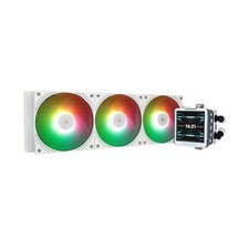 Thermalright FW 360 Ultra ARGB White 360mm AIO CPU Liquid Cooler,IPS LCD Scre...