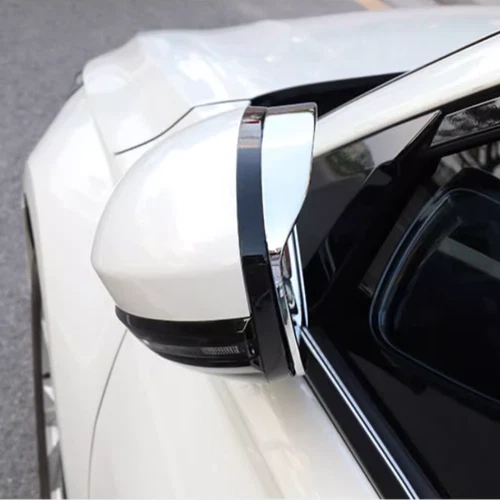 Par de marcos de espejo retrovisor cromados cejas de lluvia para Nissan Altima 2019-2024 - Imagen 5 de 9
