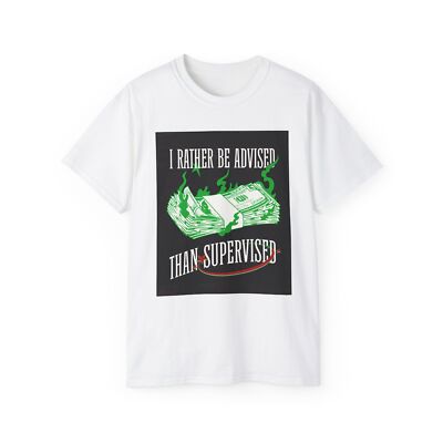 Funny Advisory T-Shirt, Casual Tee, Gift for Friends, Humor Shirt, Unique Design