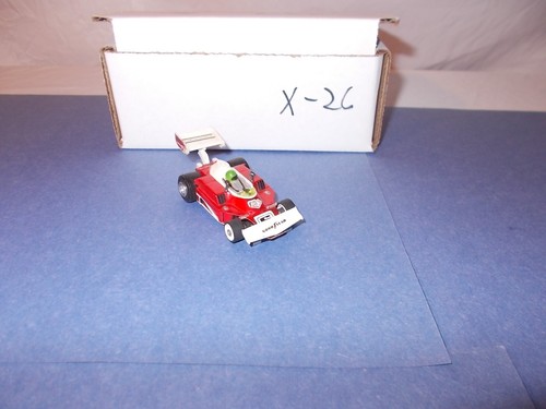 AURORA AFX SLOT CAR #6 FERRARI INDY F1 GT MADE IN SINGAPORE LOT #X-26