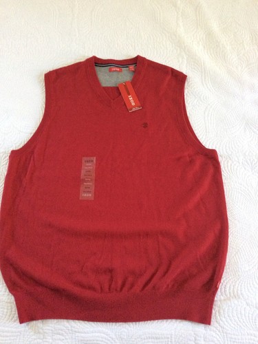 Mens Tall XLT Izod V Neck Sweater Vest 