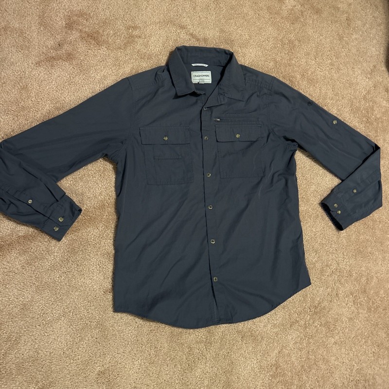 Men’s Medium Craighoppers Solar Shield Long Sleeve Shirt