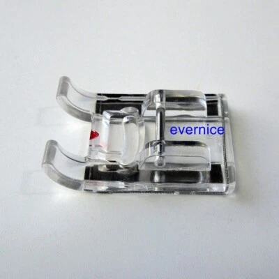 EVERNICE Clear Satin Stitch Foot for Elna eXcellence 710 730 760 eXpressive 850 860 900