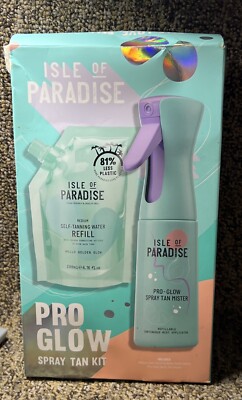 Isle Of Paradise PRO GLOW SPRAY TAN KIT Self-Tanning Water Refill + Mister