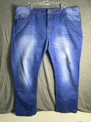 Funk Jeans Denim Men's Size 46 Blue Jeans 100% Cotton 5-Pockets