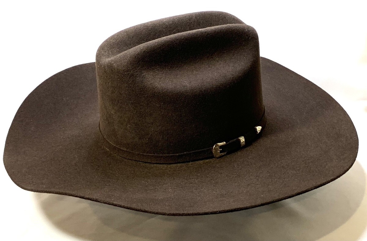 Tony Lama Cowboy Hat XX Select Wool Dark Brown Color Size