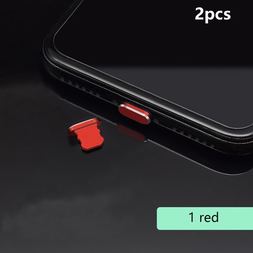 2PCS Aluminum Alloy Anti Dust Plug For Phone 14 13 Max Lightning Port Cover - Zdjęcie 7 z 21