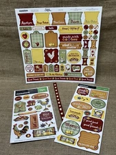 Renae Lindgren Creative Imaginations - Renae’s Kitchen Sticker Sheets & Ribbon