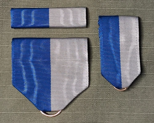 Civil War Campaign Medal Drapes and Ribbon - Matching Moiré - Made in USA-