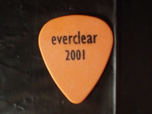 EVERCLEAR 90's Band 2001 Concert Tour GUITAR PICK Father Of Mine Santa Monica