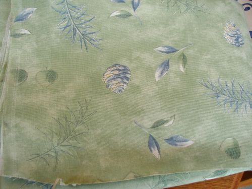 pfaltzgraff Arborwood Aspen 60"W x 13"L Valance 1.5" rod Special Made cotton fab