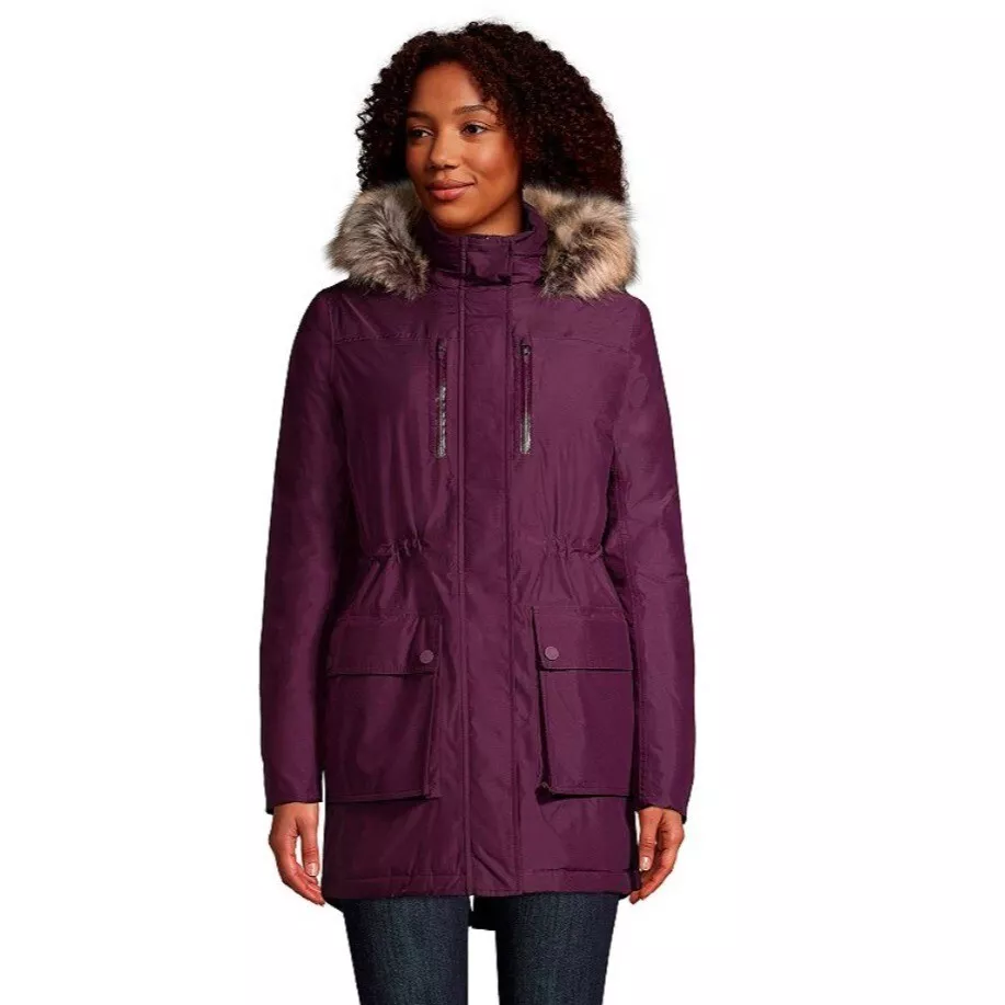 NWT Lands End Women s Expedition Waterproof Down Winter Parka