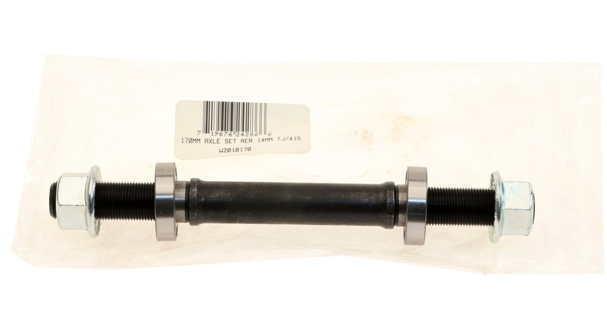 Specialized TJ/ 415 BMX 14mm Hub Axle Set 170mm w/ Sealed Bearings