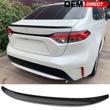 Fits 20-25 Toyota Corolla Sedan Gloss Black Trunk Spoiler Lip Ikon Style Abs Fits 20-25 Toyota Corolla Sedan Gloss Black Trunk Spoiler Lip Ikon Style Abs