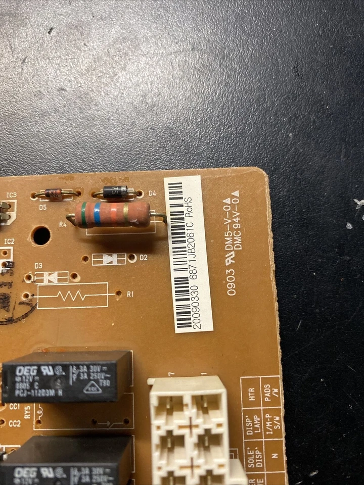 Placa de control del refrigerador LG 6871JB2061C en carcasa |BK1546 Foto 2 de 4