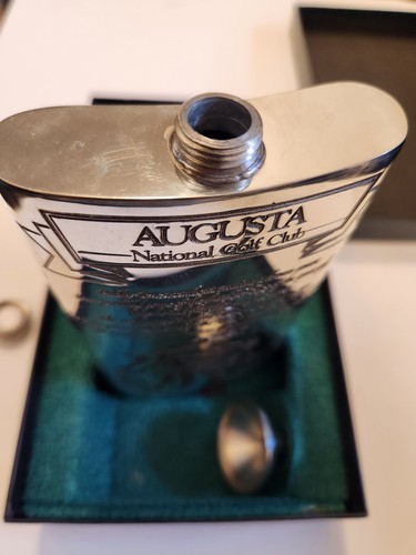 VINTAGE AUGUSTA NATIONAL GOLF CLUB PEWTER FLASK VERY RARE MASTERS Golf - Picture 9 of 17