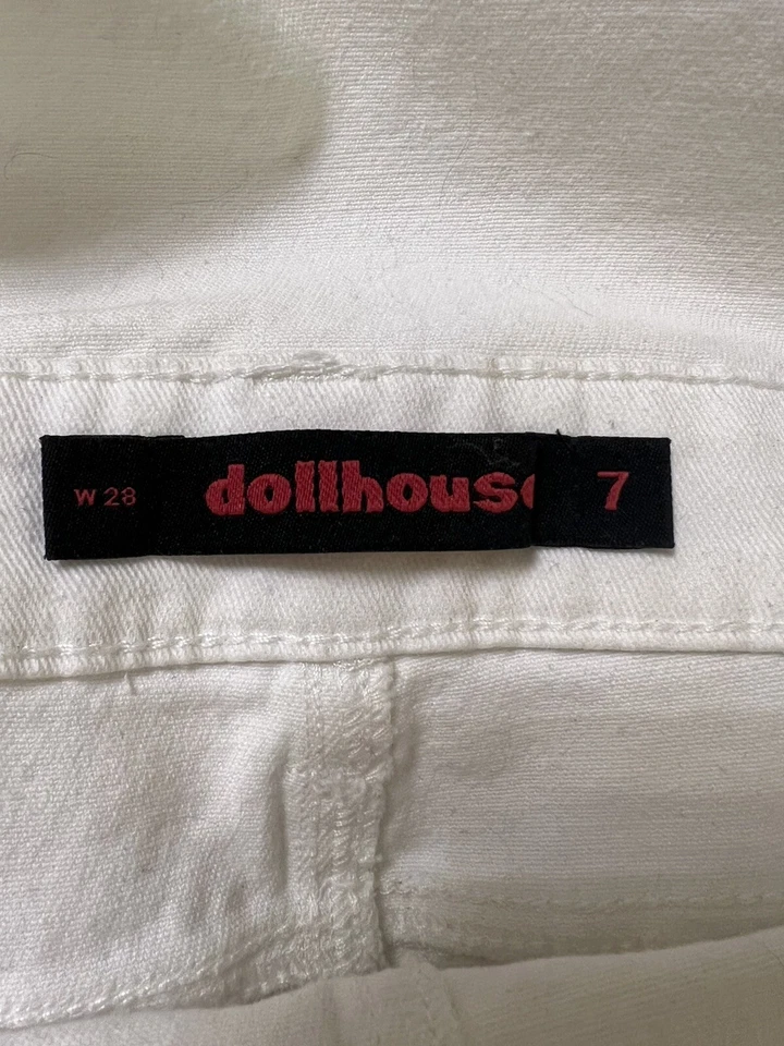 Mameluco vaquero blanco casa de muñecas talla 7 juvenil Foto 4 de 4