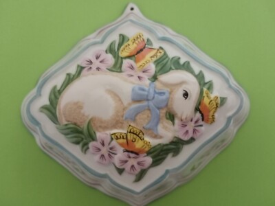 Lamb And Butterfly Franklin Mint Le Cordon Blue Hanging Mold Easter Kitchen READ