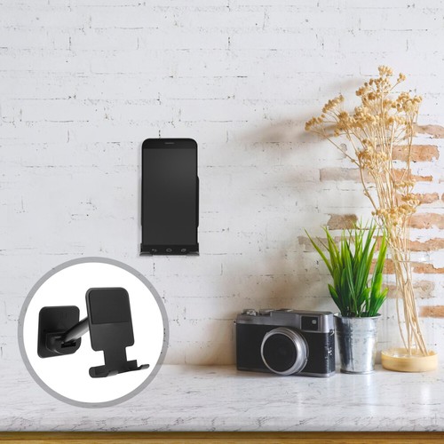 Wall Mount Mobile Holder Adhesive Bracket Man Cell Phone Portable Stand - 第 9/12 張圖片