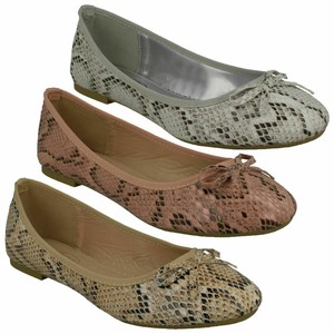 snake flat shoes