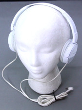 Sony MDR-ZX110 Over-Ear Noise Cancelling Headphones-White - Tested Works 