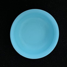 FISHER PRICE VTG BOWL  TURQUOISE FUN FOOD CHILDREN KITCHEN PLAY 4" DIAMETER