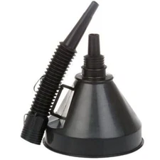 Durable Universal Oil Funnel for Cars, Trucks & Motorcycles - Plastic Build