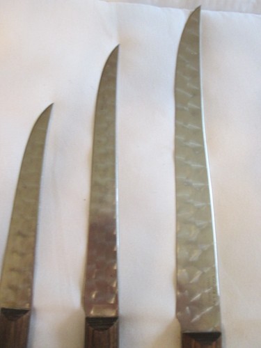 Set of 3 E Warther & Son Collectible Knives Blades Measure 8 3/4" - 7" - 5" - Picture 3 of 5