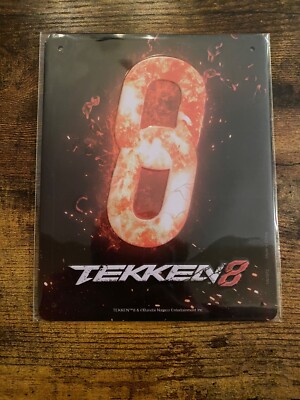 Tekken 8 Metal Plate Exclusive Pre-order Bonus, Playstation 5, Xbox Series X NEW