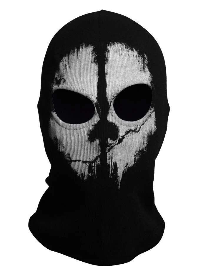 Ghost COD Skull Full Face Mask Call of Duty 10 Ski Skateboard Hood Halloween Toy - Image 3 of 4