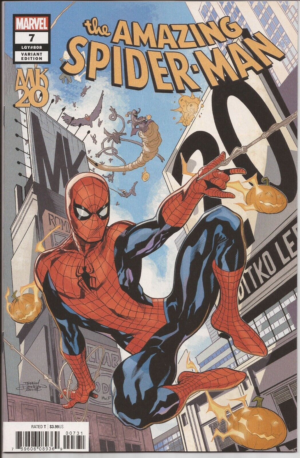 Amazing Spider-man #7 (Dodson Mkxx Virgin Variant) Value