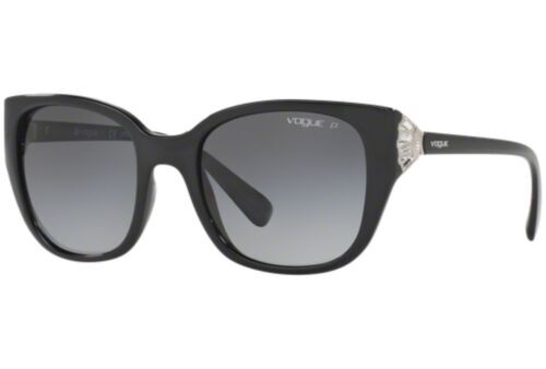 NEW VOGUE VO 5329-S W44/87 SHINY BLACK AUTHENTIC SUNGLASSES  display picture 3