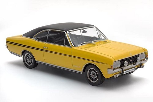 OPEL Commodore A Coupe GS/E - 1970 - yellow / black - Atlas 1:24 - 第 1/6 張圖片