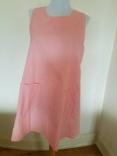 Gorgeous NEW Flare Pink Womens Dress Sleeveless with two pockets one size