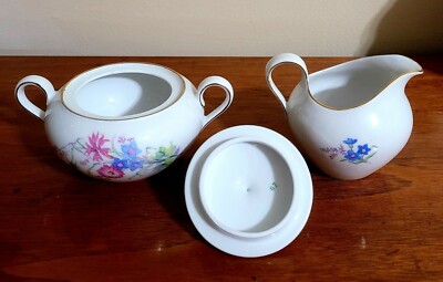 Vintage Seltmann Weiden Bavaria Liane 13 Piece Gold Rimmed